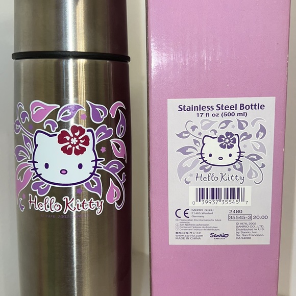 SANRIO Hello Kitty Stainless Steel Tumbler 17oz Collectible Thermos - Picture 2 of 13